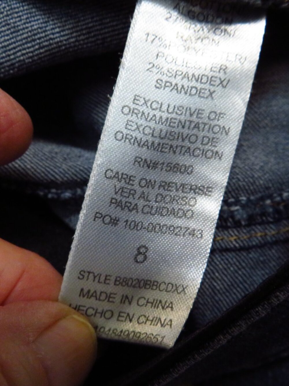 Womens Capris Size 8 Democracy Mid rise - Picture 10 of 11